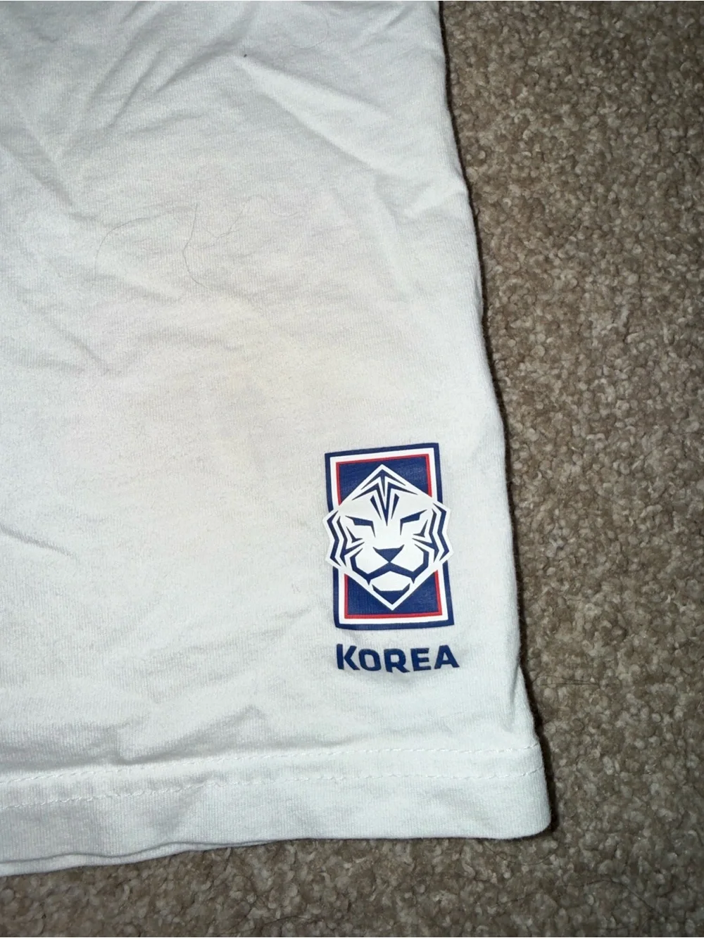 Nike White Short-Sleeve Tee with Small Chest Logo